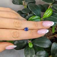 1.26 Ct. Blue Sapphire from Ceylon (Sri Lanka) Life Style