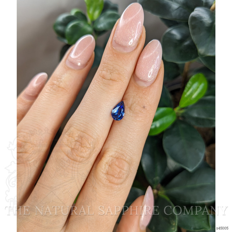 1.24 Ct. Blue Sapphire from Ceylon (Sri Lanka)