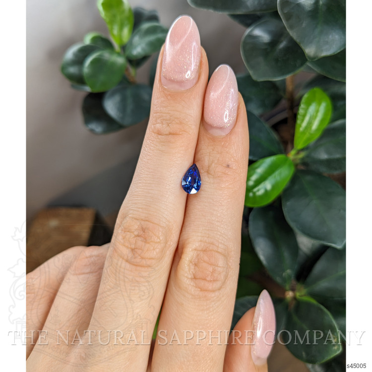 1.24 Ct. Blue Sapphire from Ceylon (Sri Lanka)