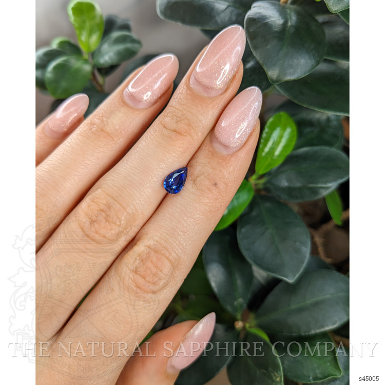 1.24 Ct. Blue Sapphire from Ceylon (Sri Lanka)