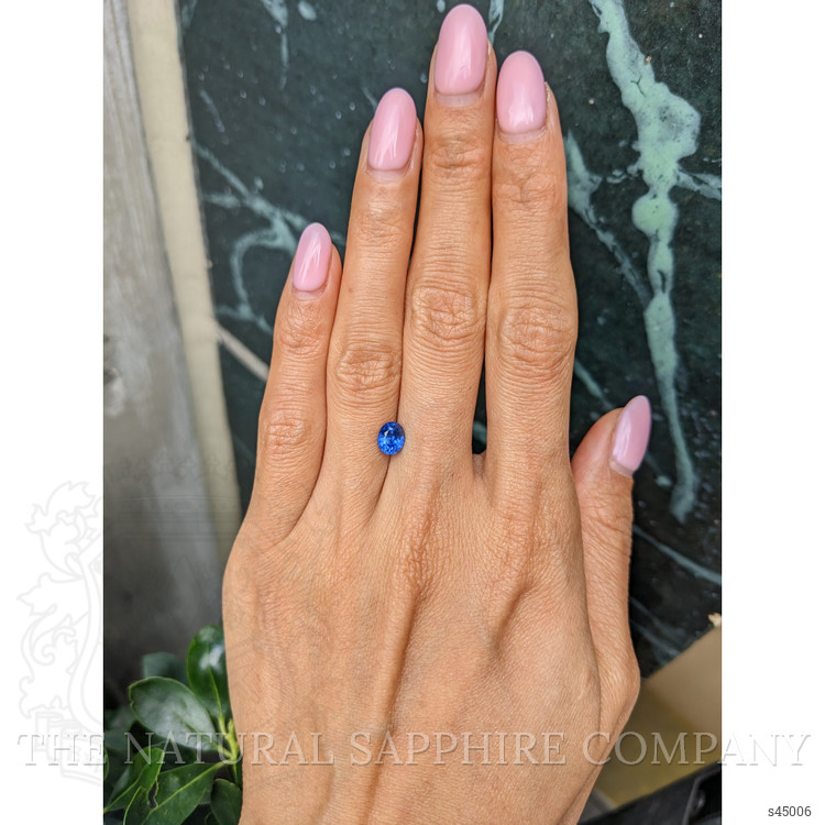 1.01 Ct. Blue Sapphire from Ceylon (Sri Lanka)