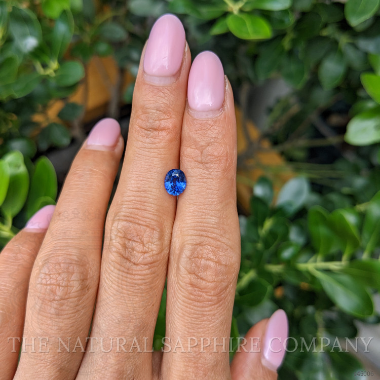 1.01 Ct. Blue Sapphire from Ceylon (Sri Lanka)