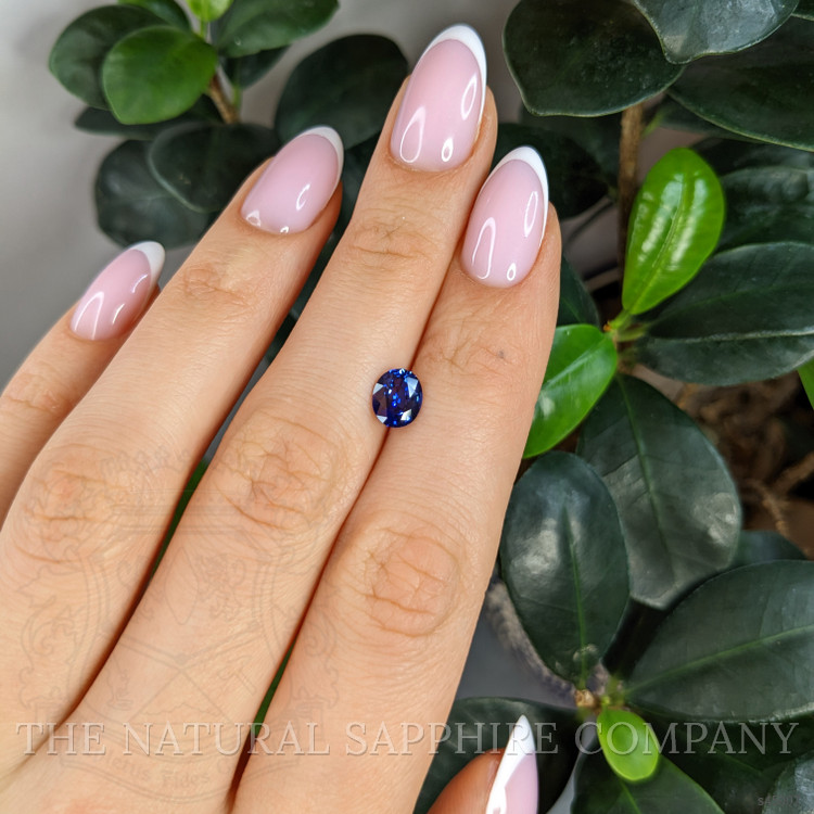 1.34 Ct. Blue Sapphire from Ceylon (Sri Lanka)