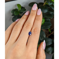 1.18 Ct. Blue Sapphire from Ceylon (Sri Lanka) Life Style