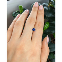 1.07 Ct. Blue Sapphire from Ceylon (Sri Lanka) Life Style