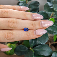 1.16 Ct. Blue Sapphire from Ceylon (Sri Lanka) Life Style