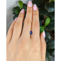 1.27 Ct. Blue Sapphire from Ceylon (Sri Lanka) Life Style