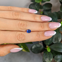 1.27 Ct. Blue Sapphire from Ceylon (Sri Lanka) Life Style
