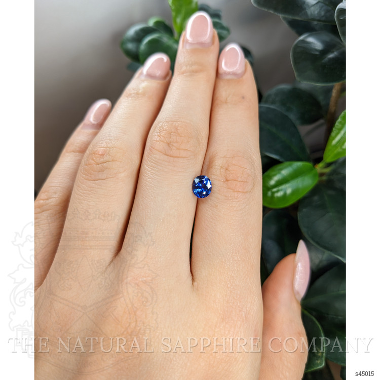 1.04 Ct. Blue Sapphire from Ceylon (Sri Lanka)