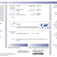 12.27 Ct. Blue Sapphire from Madagascar Pdf