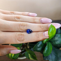 3.75 Ct. Blue Sapphire from Ceylon (Sri Lanka) Life Style