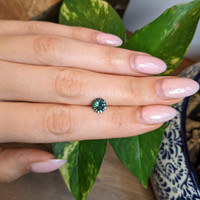1.72 Ct. Green Sapphire from Montana Life Style