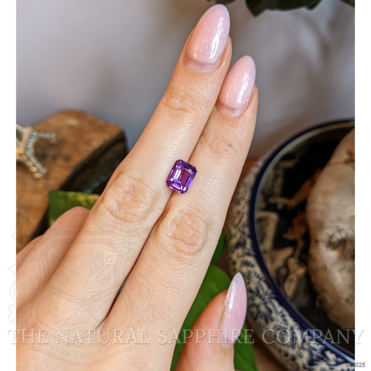 2.47 Ct. Pinkish Purple Sapphire from Ceylon (Sri Lanka)