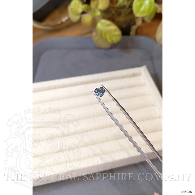 1.07 Ct. Bluish Green Sapphire from Montana