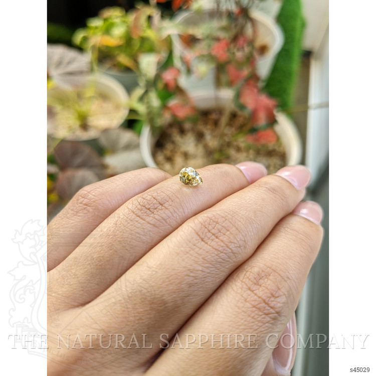 1.10 Ct. Yellow Sapphire from Ceylon (Sri Lanka)