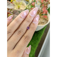 0.64 Ct. Pinkish Purple Sapphire from Ceylon (Sri Lanka) Life Style