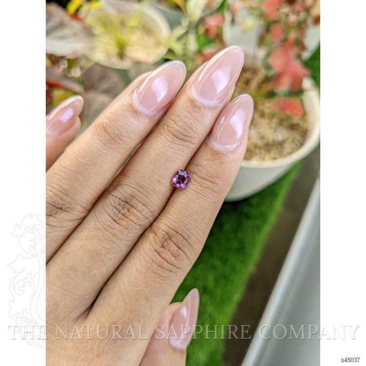 0.64 Ct. Pinkish Purple Sapphire from Ceylon (Sri Lanka)
