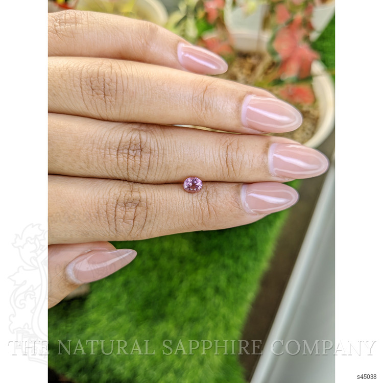 0.58 Ct. Pink Sapphire from Ceylon (Sri Lanka)