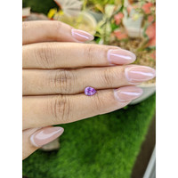 0.86 Ct. Pinkish Purple Sapphire from Ceylon (Sri Lanka) Life Style
