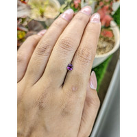 0.47 Ct. Pinkish Purple Sapphire from Ceylon (Sri Lanka) Life Style