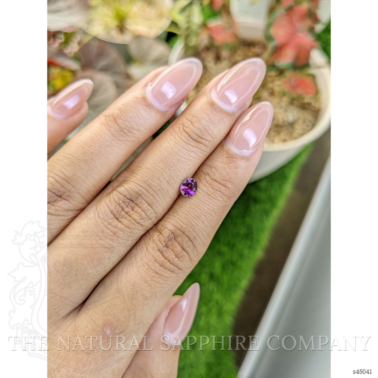 0.47 Ct. Pinkish Purple Sapphire from Ceylon (Sri Lanka)
