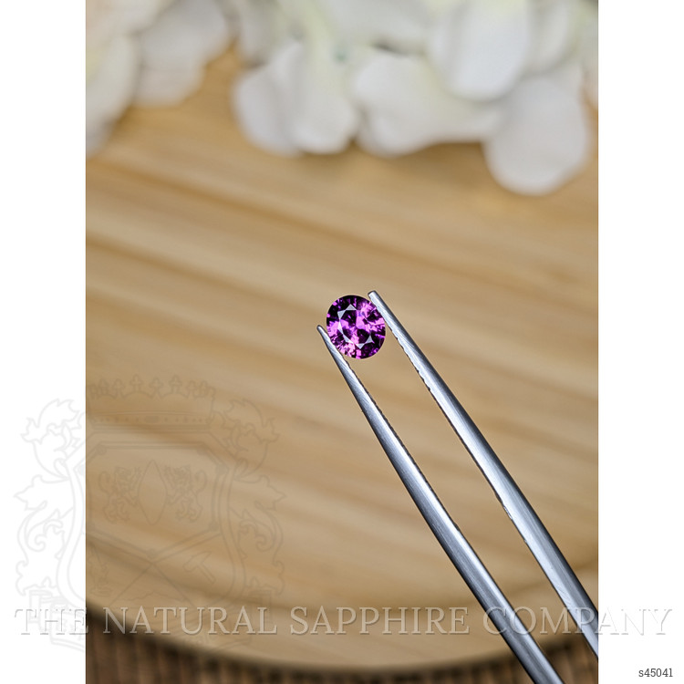 0.47 Ct. Pinkish Purple Sapphire from Ceylon (Sri Lanka)