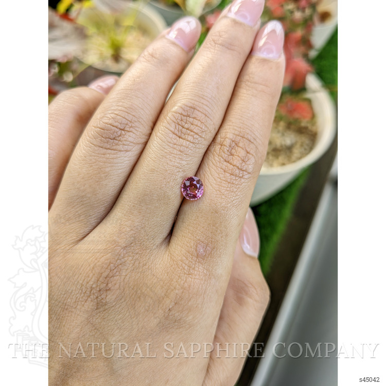 1.18 Ct. Pink Sapphire from Ceylon (Sri Lanka)