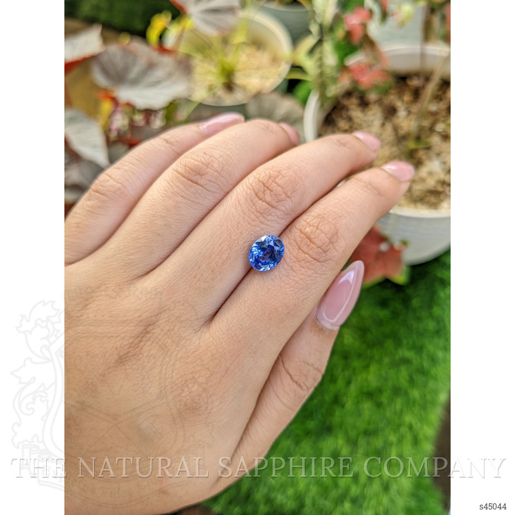 3.08 Ct. Blue Sapphire from Ceylon (Sri Lanka)