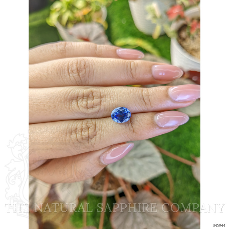 3.08 Ct. Blue Sapphire from Ceylon (Sri Lanka)