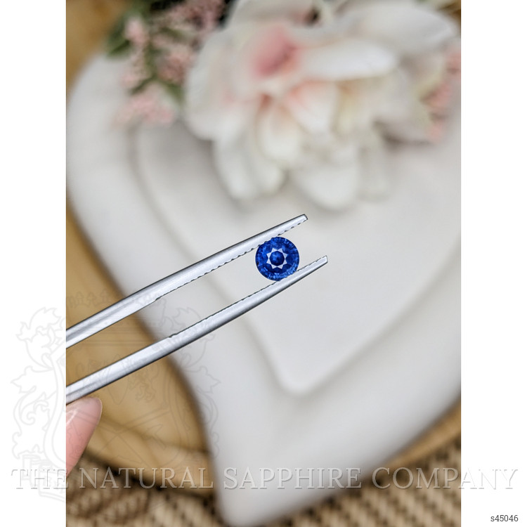 0.64 Ct. Blue Sapphire from Ceylon (Sri Lanka)