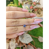 0.64 Ct. Blue Sapphire from Ceylon (Sri Lanka) Life Style