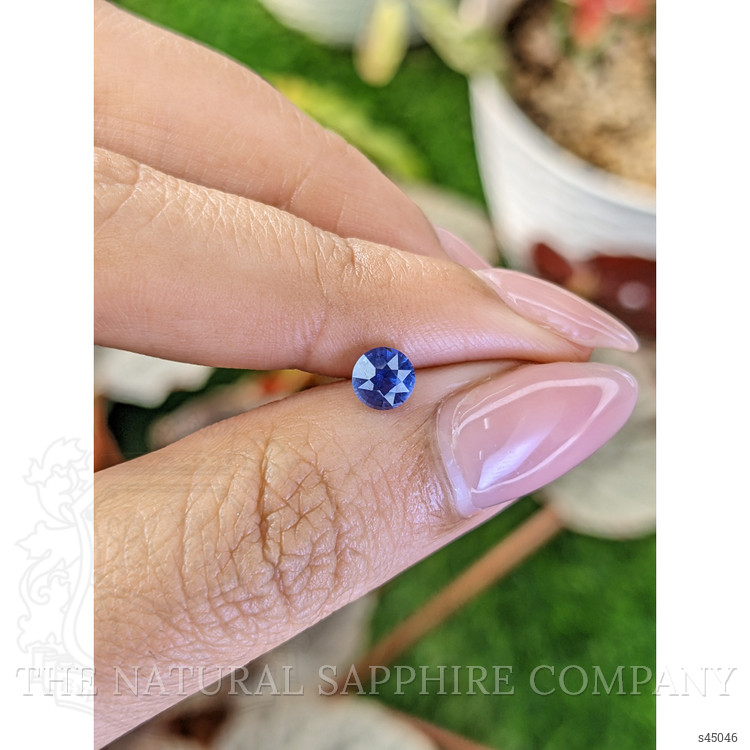 0.64 Ct. Blue Sapphire from Ceylon (Sri Lanka)