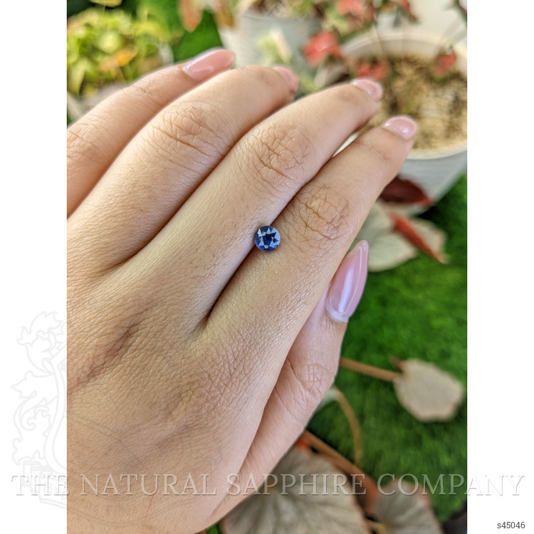 0.64 Ct. Blue Sapphire from Ceylon (Sri Lanka)