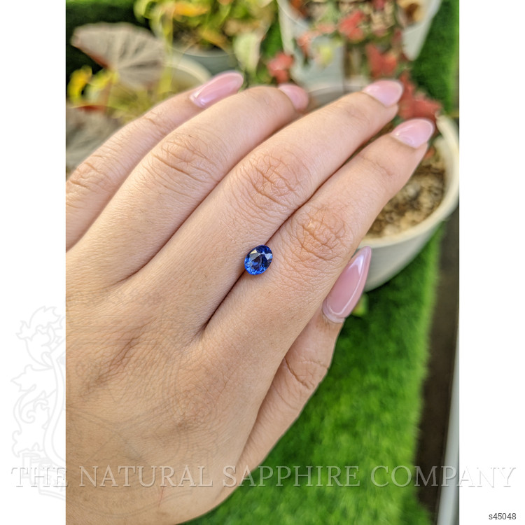 1.01 Ct. Blue Sapphire from Ceylon (Sri Lanka)