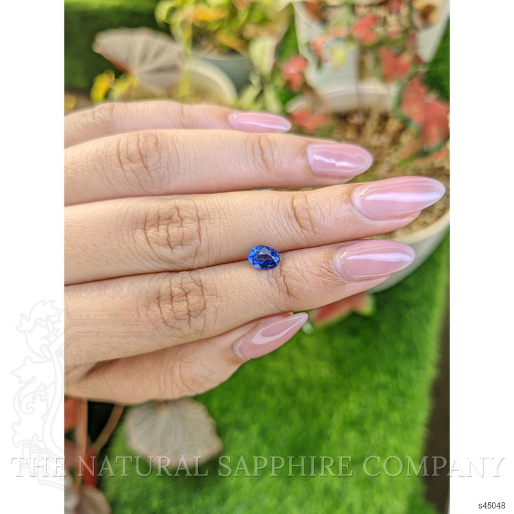 1.01 Ct. Blue Sapphire from Ceylon (Sri Lanka)