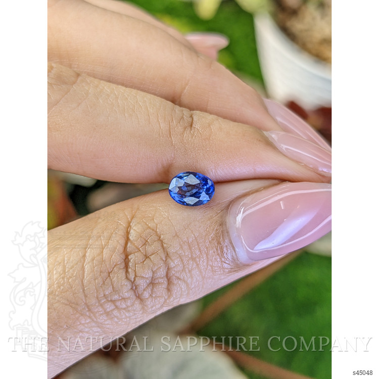 1.01 Ct. Blue Sapphire from Ceylon (Sri Lanka)