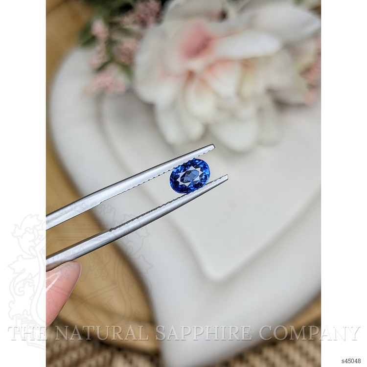 1.01 Ct. Blue Sapphire from Ceylon (Sri Lanka)