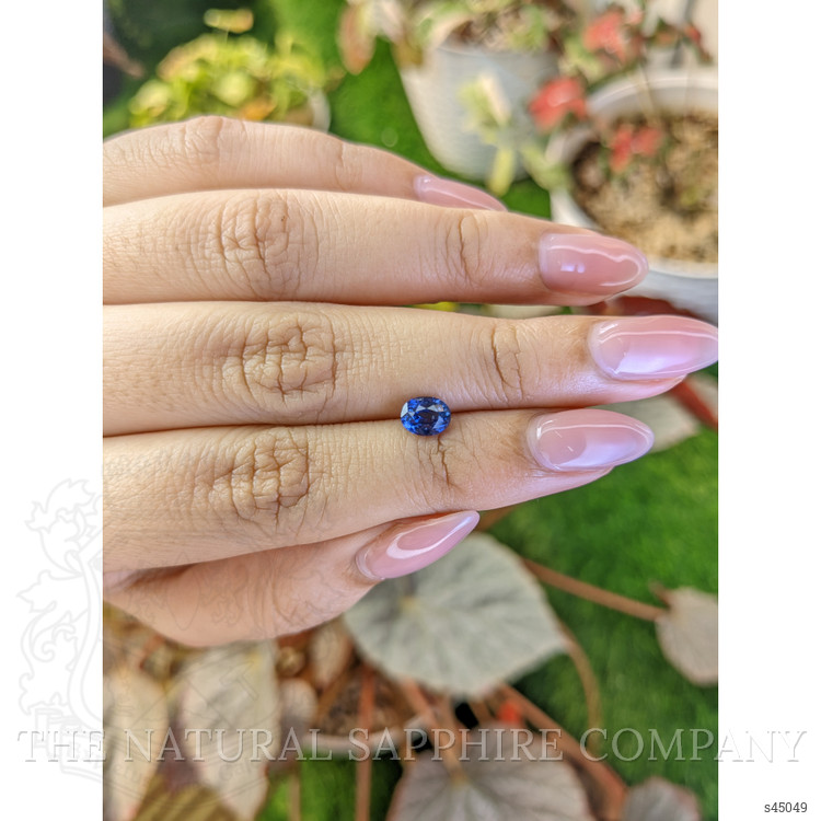 1.04 Ct. Blue Sapphire from Ceylon (Sri Lanka)