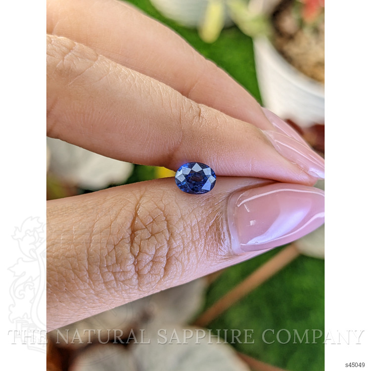 1.04 Ct. Blue Sapphire from Ceylon (Sri Lanka)
