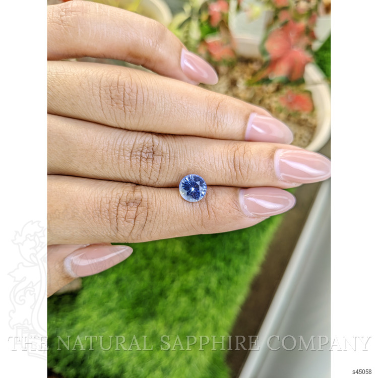 2.04 Ct. Blue Sapphire from Ceylon (Sri Lanka)