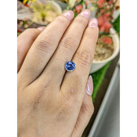 2.04 Ct. Blue Sapphire from Ceylon (Sri Lanka) Life Style