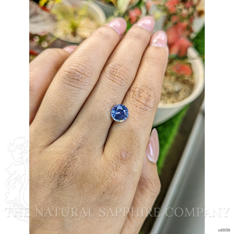 2.04 Ct. Blue Sapphire from Ceylon (Sri Lanka)