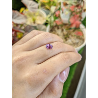 1.41 Ct. Purplish Pink Sapphire from Ceylon (Sri Lanka) Life Style