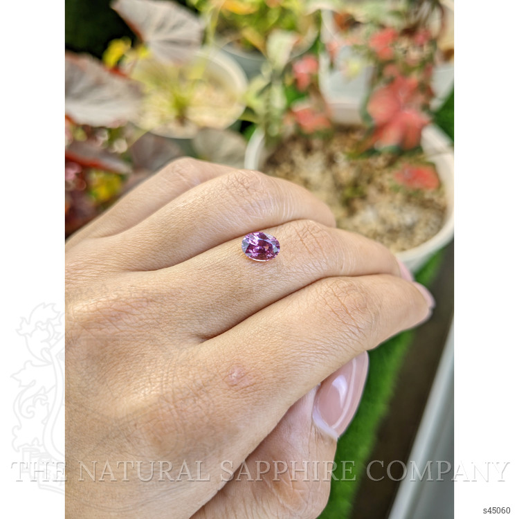 1.41 Ct. Purplish Pink Sapphire from Ceylon (Sri Lanka)