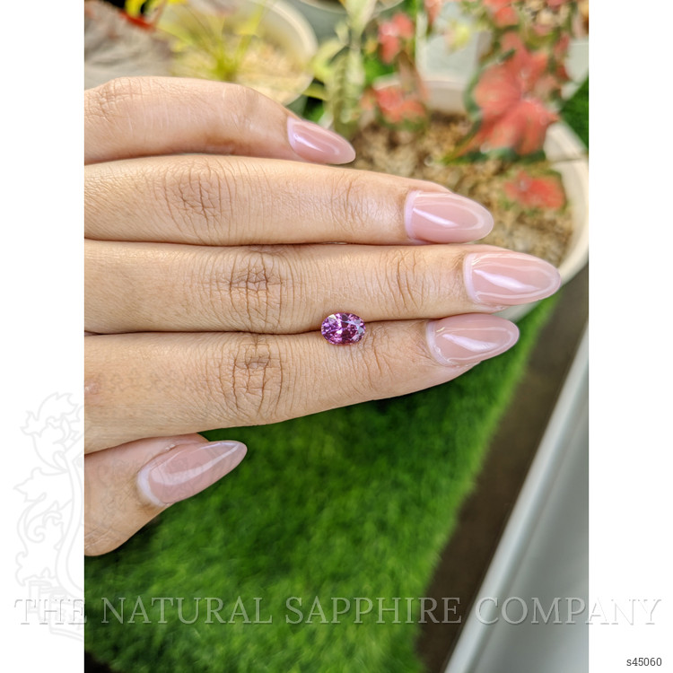 1.41 Ct. Purplish Pink Sapphire from Ceylon (Sri Lanka)