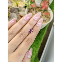 1.55 Ct. Purplish Pink Sapphire from Ceylon (Sri Lanka) Life Style