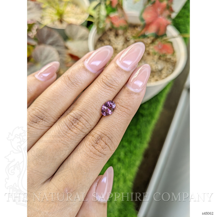 1.55 Ct. Purplish Pink Sapphire from Ceylon (Sri Lanka)