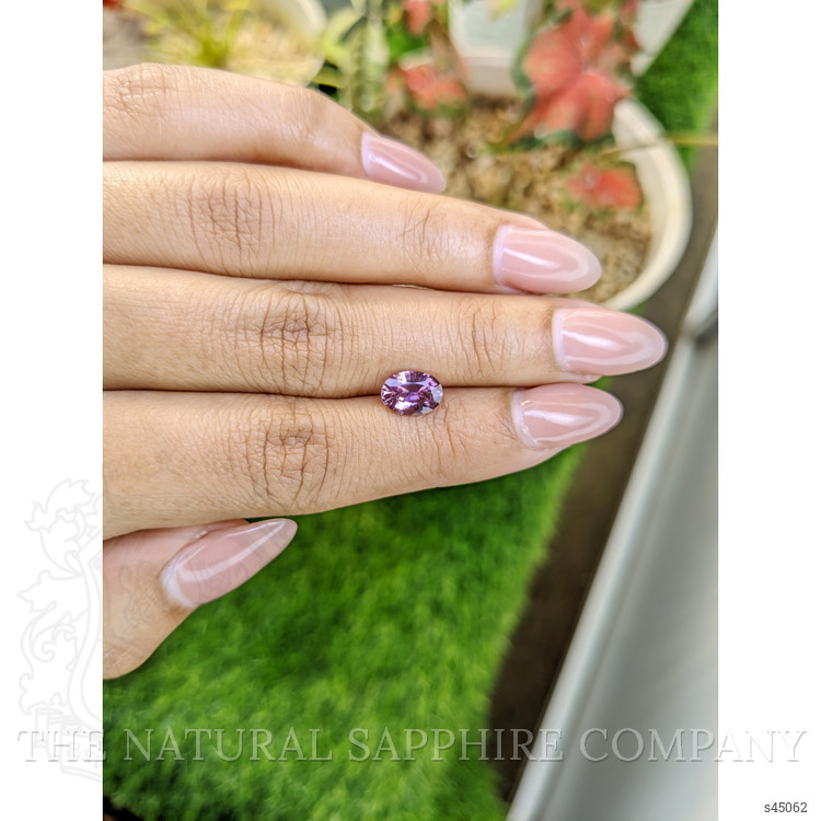 1.55 Ct. Purplish Pink Sapphire from Ceylon (Sri Lanka)