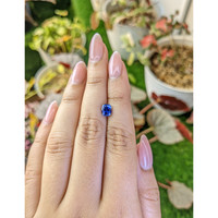 1.12 Ct. Blue Sapphire from Ceylon (Sri Lanka) Life Style