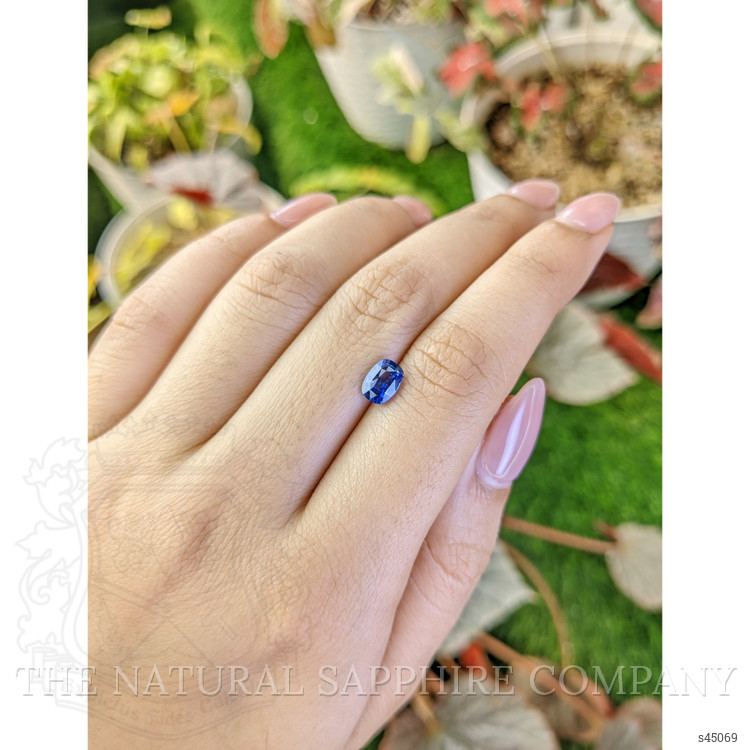 1.10 Ct. Blue Sapphire from Ceylon (Sri Lanka)